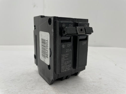 General Electric THQL2120 2 Pole 20 Amp Circuit Breaker - Used