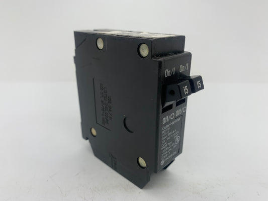 Cutler-Hammer BD1515 2P 15-15A Tandem Circuit Breaker - Open Box / Like New