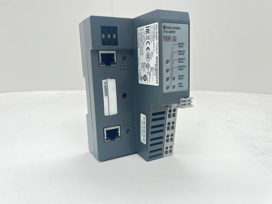 Allen Bradley 1734-AENTR Adapter Module Ethernet IP/OP .8Amp 2Port - New
