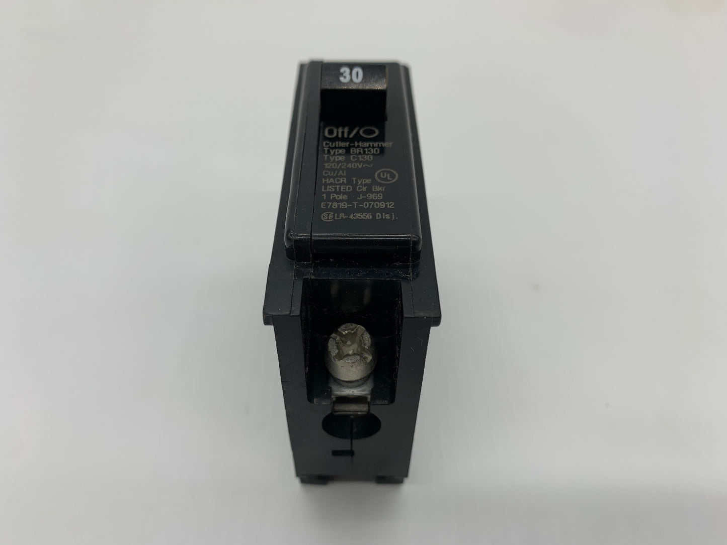 Eaton BR130 30 Amp Single Pole Circuit Breaker - Used