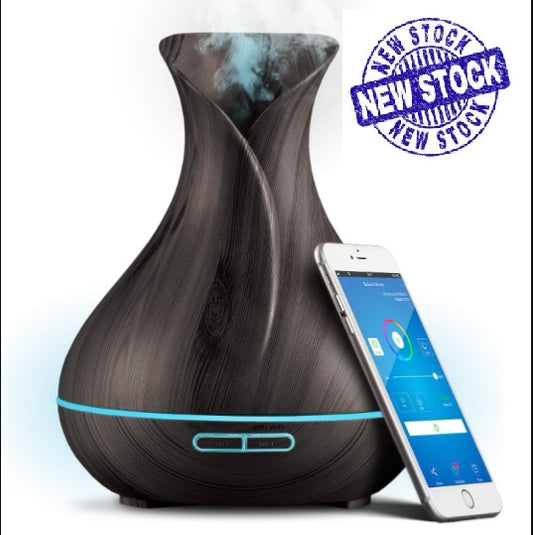 Smart WiFi Essential Oil Diffusser & Humidifier with Alexa & Google 400mL - New
