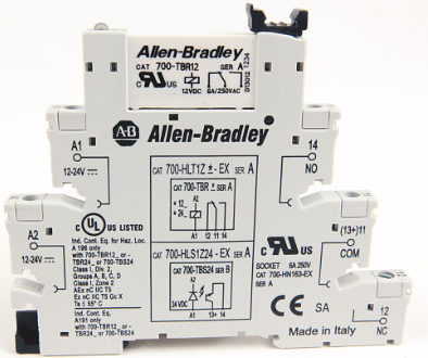 Allen-Bradley 700-HLT1Z24-EX 6 Amp 24V DC GP Terminal Block Relay - New