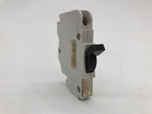 FPE Stab-Lok NC120 White Single Pole 20 Amp Circuit Breaker - Reconditioned