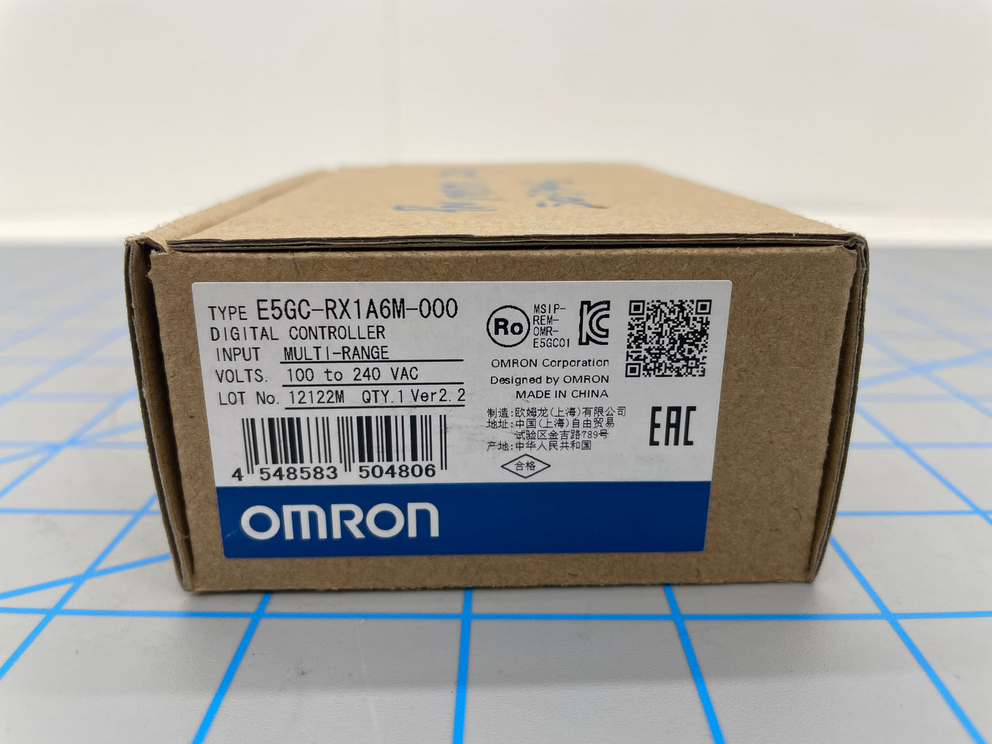 OMRON E5GC-RX1A6M-000 100-240VAC Multi Range Digital Controller - New