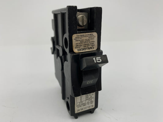 FEDERAL PACIFIC NA115 CIRCUIT BREAKER THICK SERIES 15A - Used