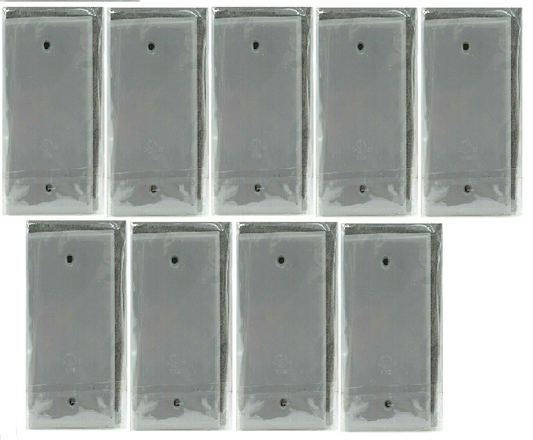 Orbit 1-BC-G 2-3/4"x4-.5in Gray Blank Cover Included Foam Gasket (9 Pack) - New