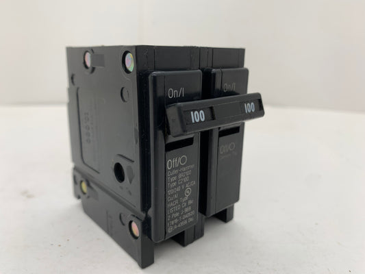 Cutler-Hammer BR2100 Type BR 2 Pole 100A Circuit Breaker - Reconditioned