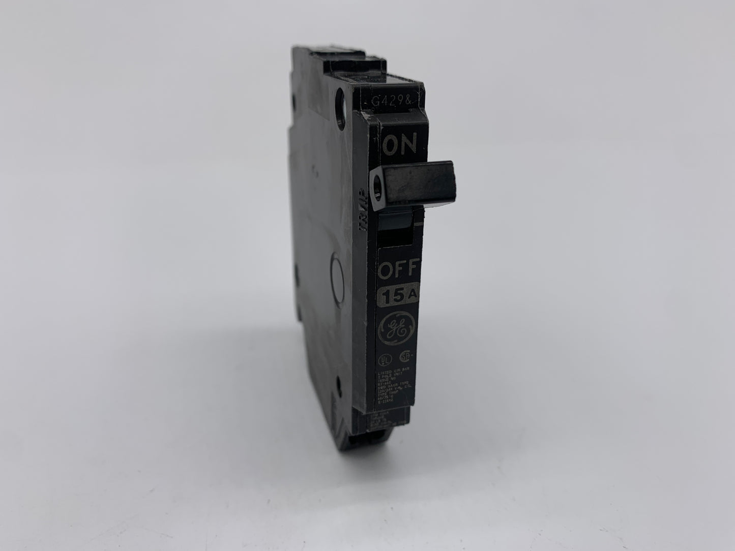 GE THQP115 15A 120V 1P Type THQP Circuit Breakers - Reconditioned