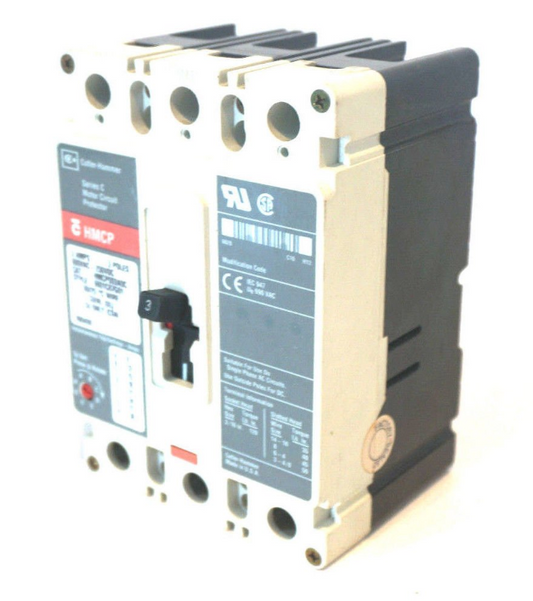 Cutler-Hammer Westinghouse HMCP003A0C 3Amp 3Pole 600VAC Motor Circuit Protector - Reconditioned