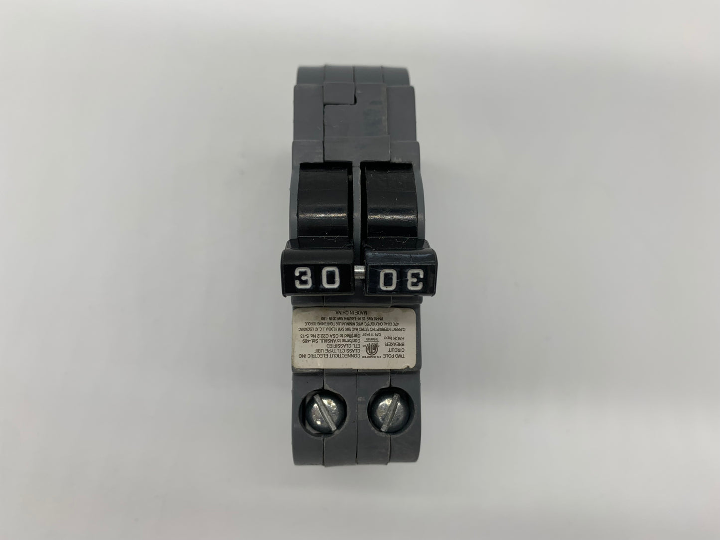 UBIF0230N Connecticut Electric Stab-Lok 2 Pole 30 Amp Thin Series - GV - Reconditioned