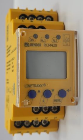 Bender Linetraxx RCM420-D-2 70-300 VAC 42-460 Hz 70-300 VDC Current Monitor - New