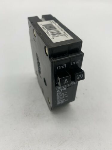Eaton BD1520 15/20A 120/240V 2P 10K Circuit Breaker - Used