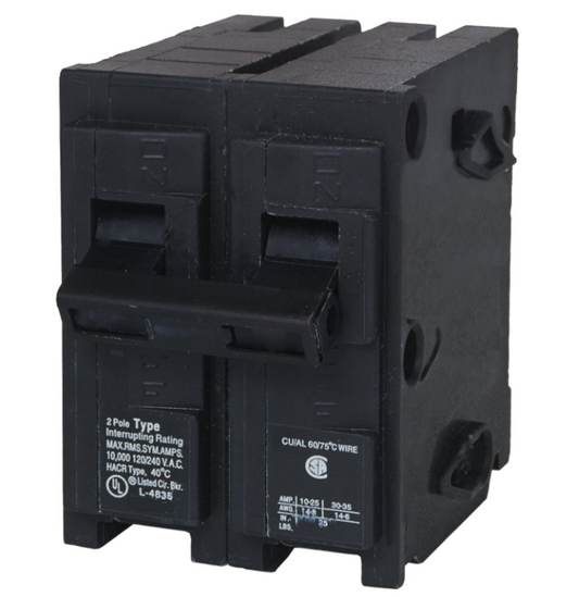 MP250 50-Amp Double Pole Type MP-T Circuit Breaker - Reconditioned