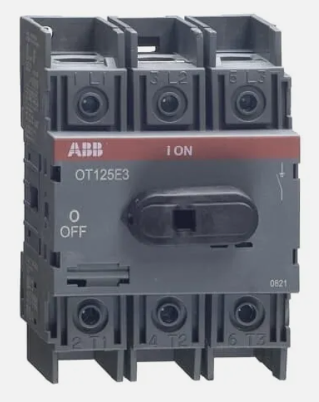 ABB OT125E3 125 Amp 50-60Hz 600 VAC 8kV General Purpose Switch Interrupter - New