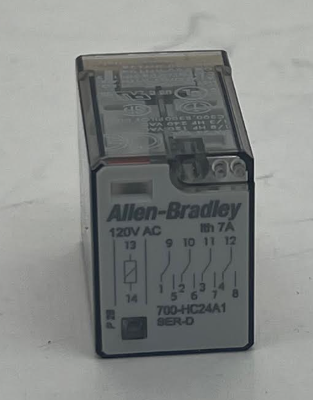 Allen Bradley 700-HC24A1 7 Amp 24 VDC 1/8 HP 120 VAC Relay - New