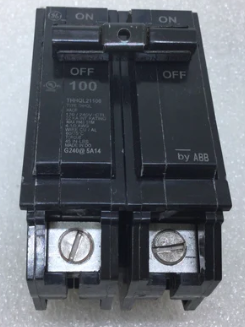 General Electric THHQL21100 100A 2 Pole 120-240 V Circuit Breaker - Reconditioned