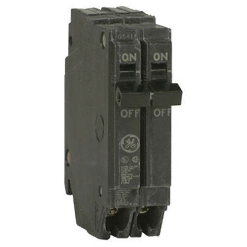 General Electric THQP250 Circuit Breaker, 2-Pole 50-Amp Thin Series - Used