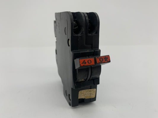 Federal Pacific NC0240 STAB-LOK 40-40A 1-1P Circuit Breaker - Used