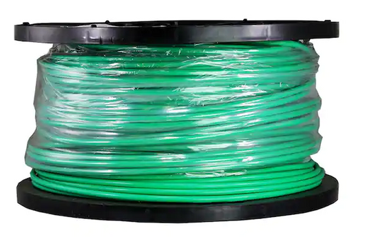 Encore Wire Strand 8 Gauge Green Wire 500 ft. - New