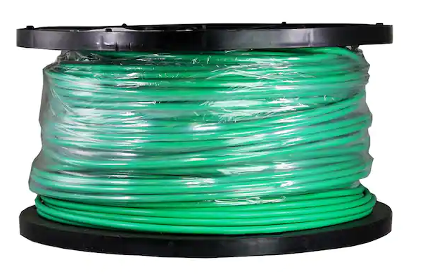 Encore Wire Strand 8 Gauge Green Wire 100 ft. - New