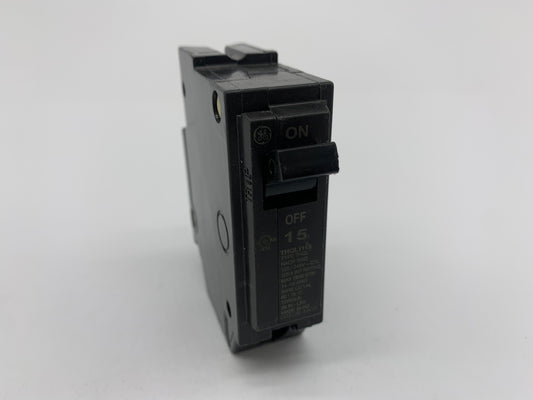 General Electric THQL1115 1 Pole 15 Amp Type THQL 120/240 VAC Circuit Breaker - Reconditioned