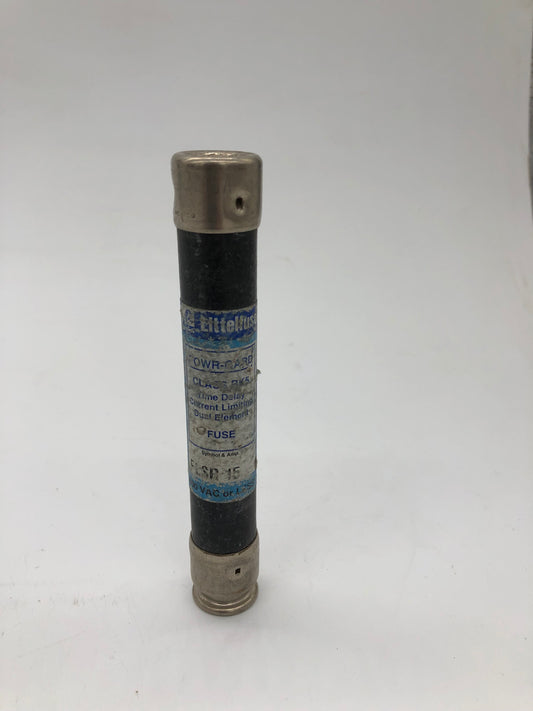 Littlefuse 15 Amp Dual Element Time-Delay Fuse - Used