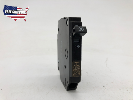 General Electric THQP120 1P 20A Thin Series Circuit Breaker - Reconditioned