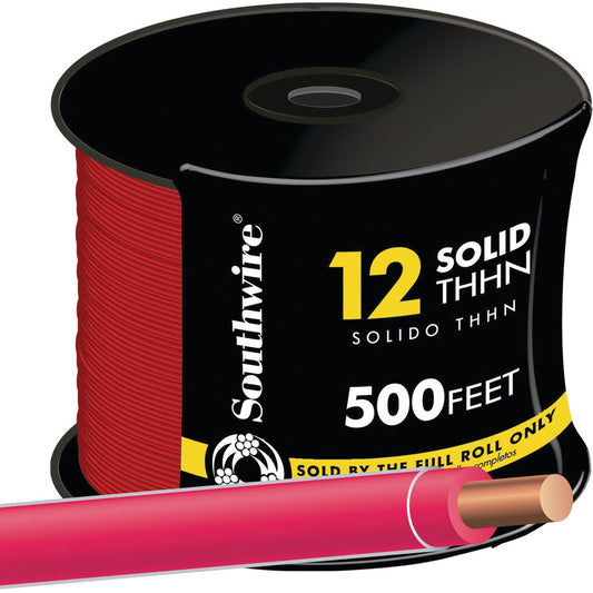 Southwire Solid Red Wire 12 Guage 500ft - New