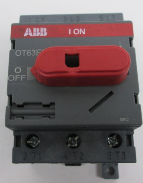 ABB OT63E3 80 Amp 50-60 Hz 600 VAC 3P General Purpose Switch Interrupter - New